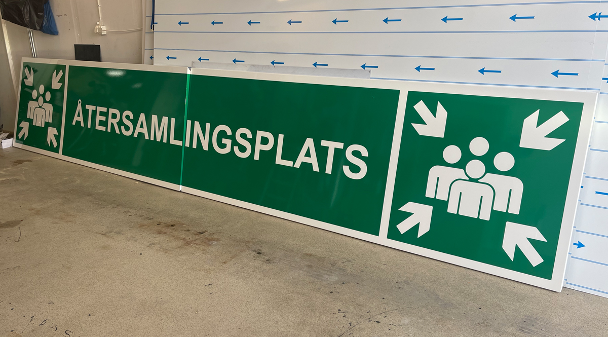 Skyltar åt ISS