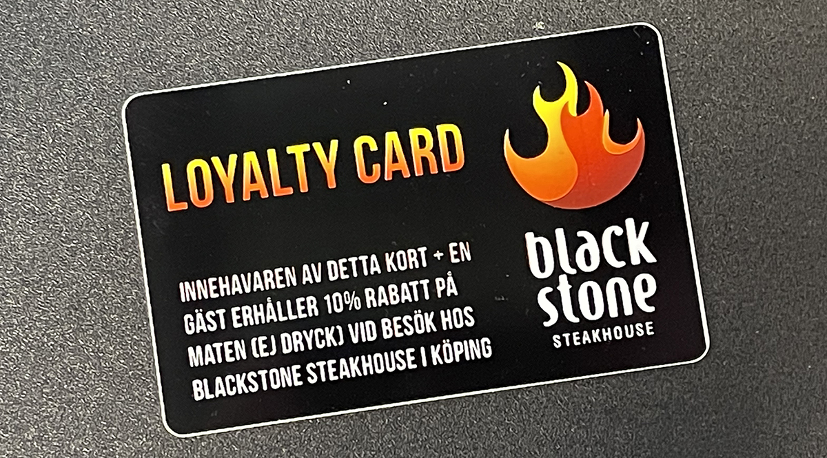 Loyalty Card Blackstone